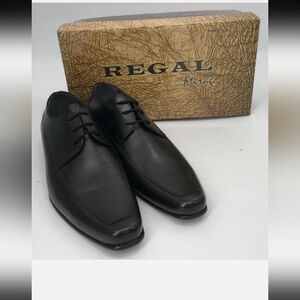 NWT.Regal Men's Black Leather 'Mirage Gettysburg' Oxford Dress Shoes sz11.5